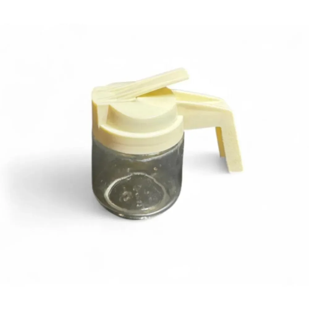 Vtg Gemco Syrup Dispenser with Cream Lid USA Made